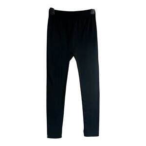 Nautica Womens Leggings  M / L Black Stretchy Thick Comfy lounge Athletic